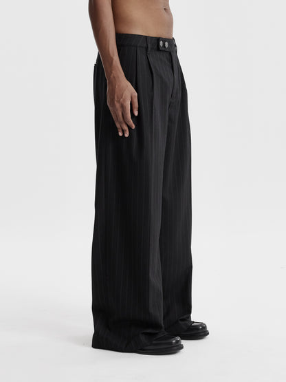 OFFICE TROUSERS - PINSTRIPE - Moonlight Mansion