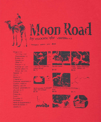 MOON ROAD T-SHIRT - RED