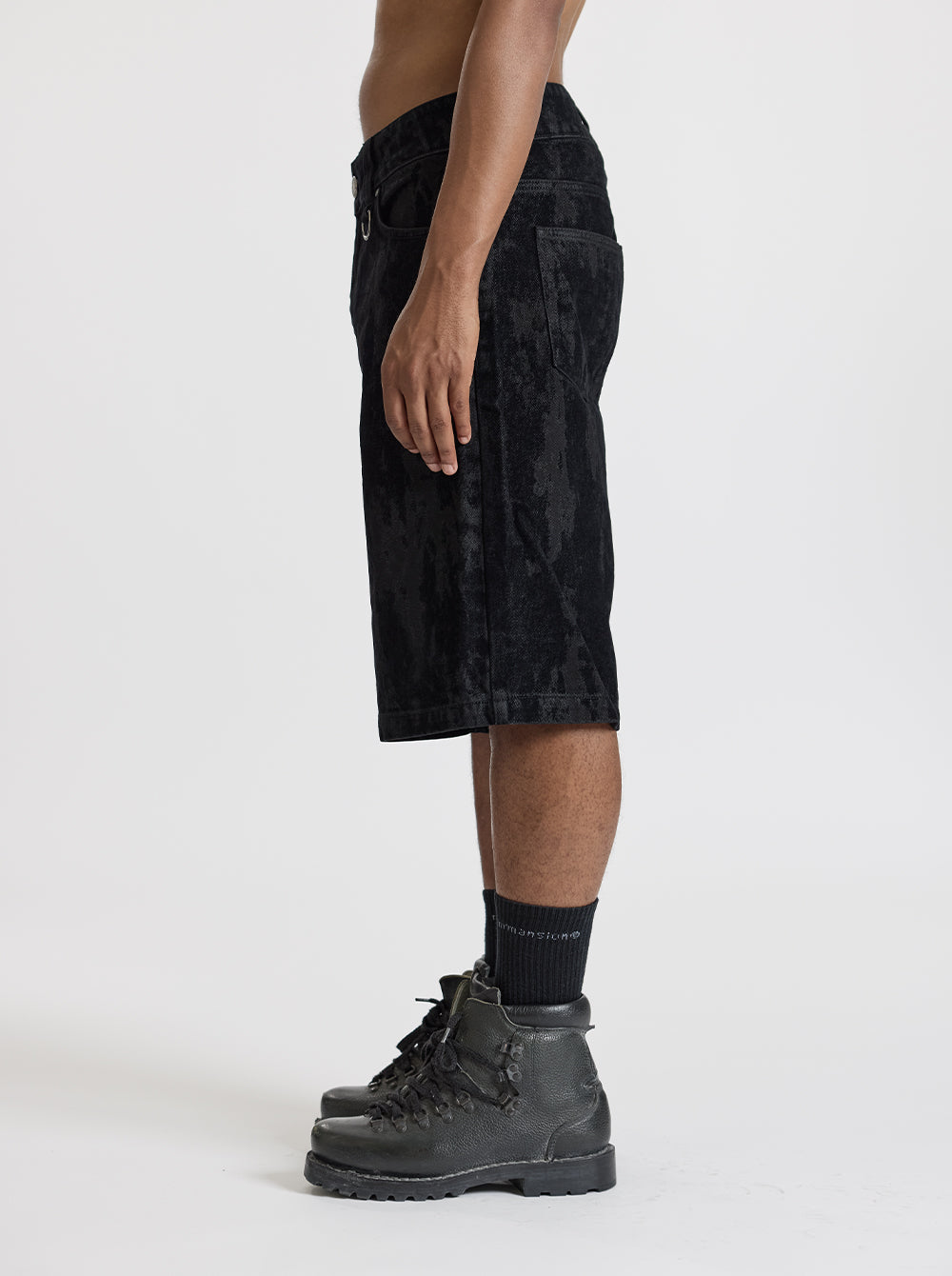SILHOUETTE JORTS - VELOUR