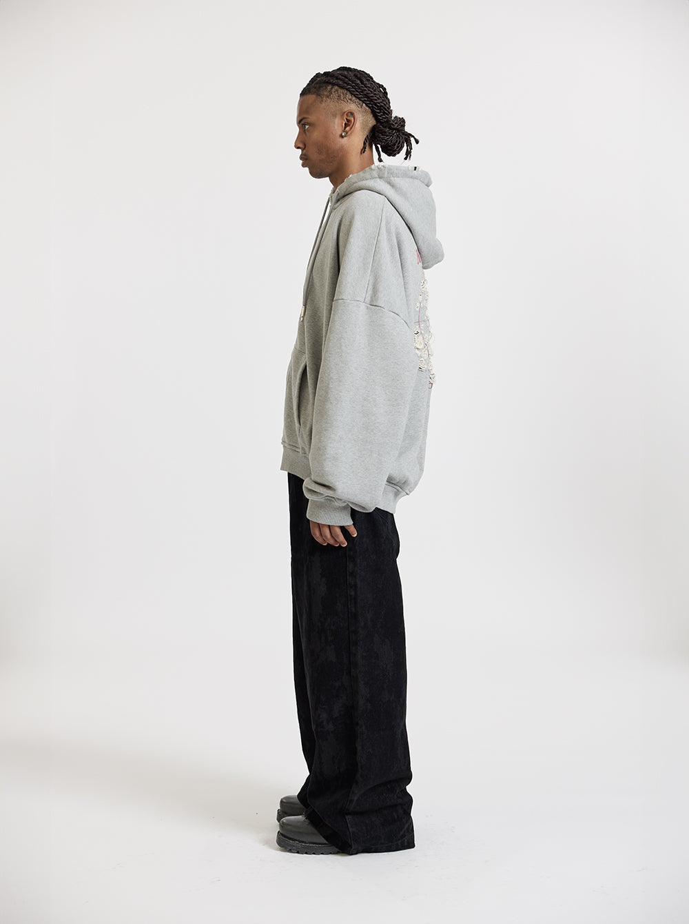 GUNSHOT ZIP-UP - MELANGE GREY