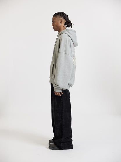 GUNSHOT ZIP-UP - MELANGE GREY