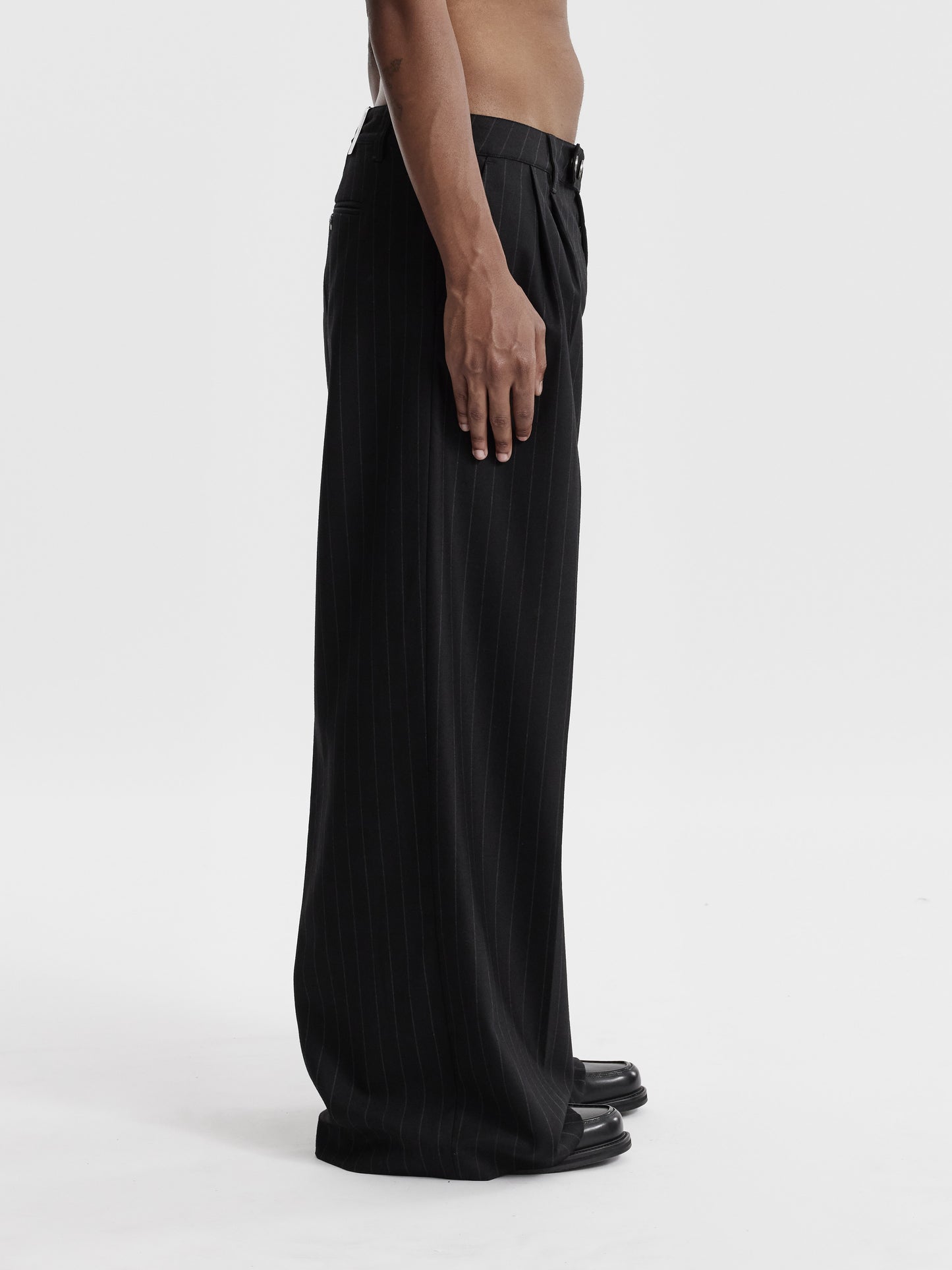 OFFICE TROUSERS - PINSTRIPE - Moonlight Mansion