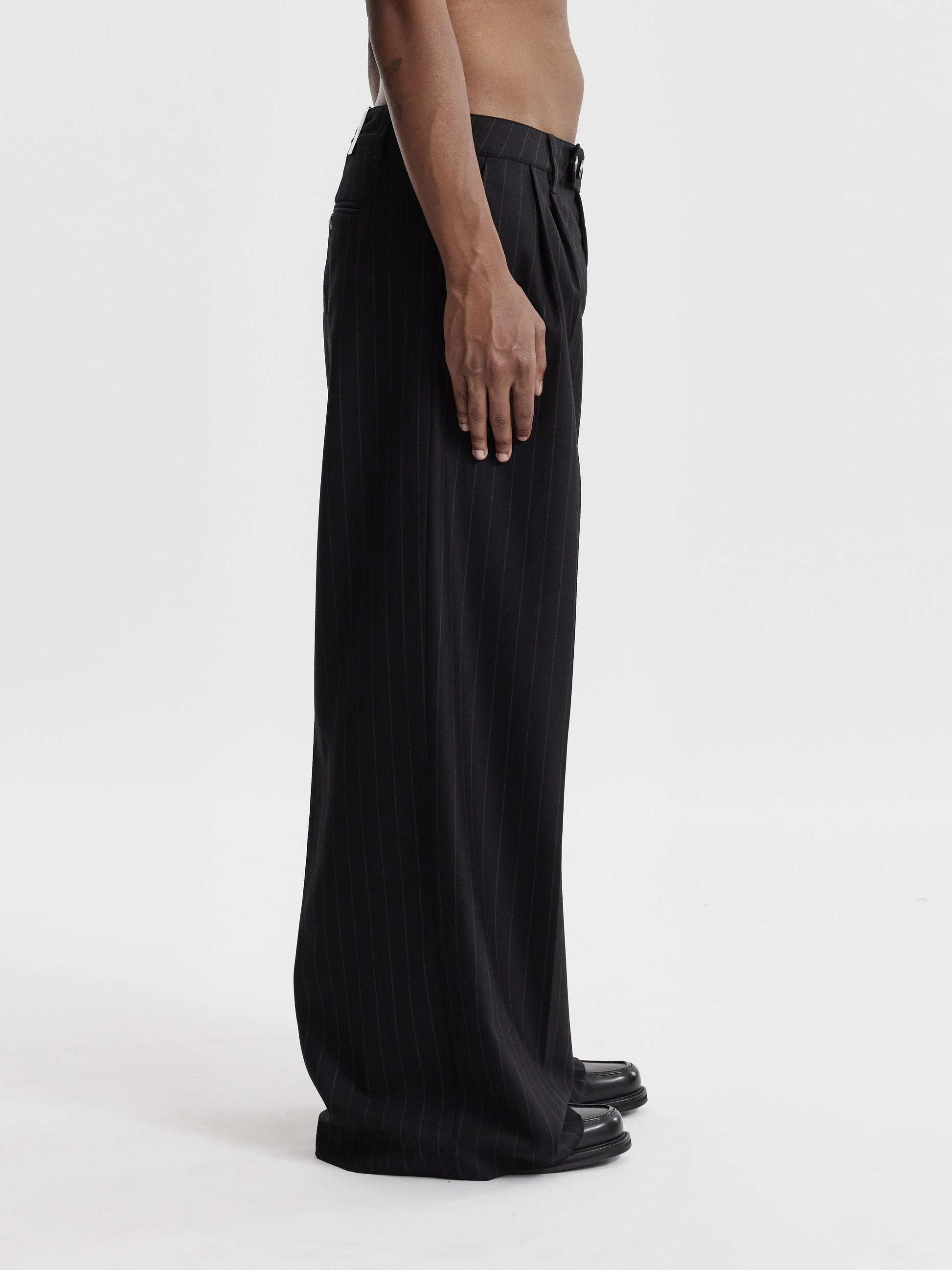 OFFICE TROUSERS - PINSTRIPE - Moonlight Mansion