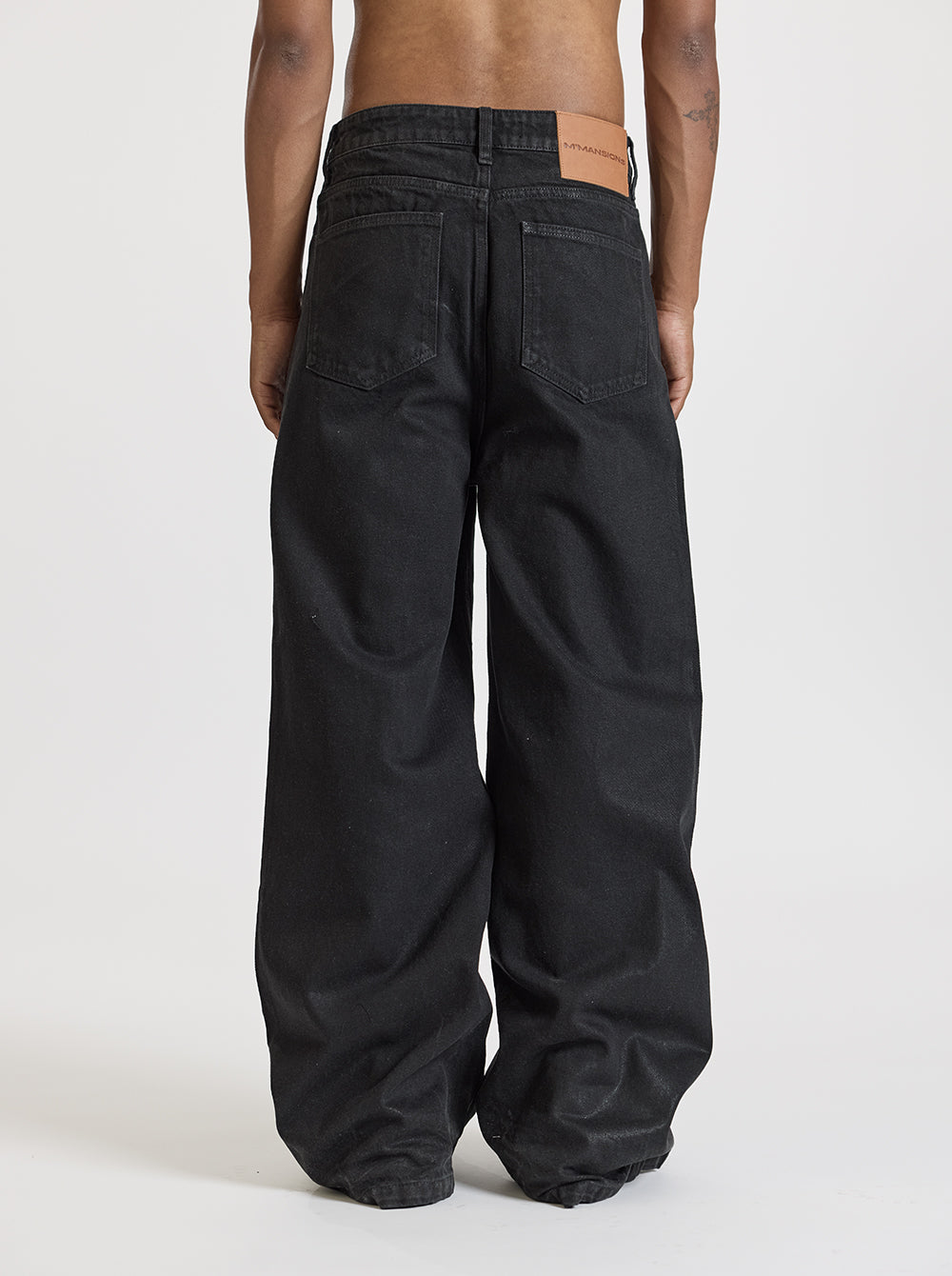 【SUNDAYOFFCLUB】Waxed Black Denim Black DWD0_025_Black-