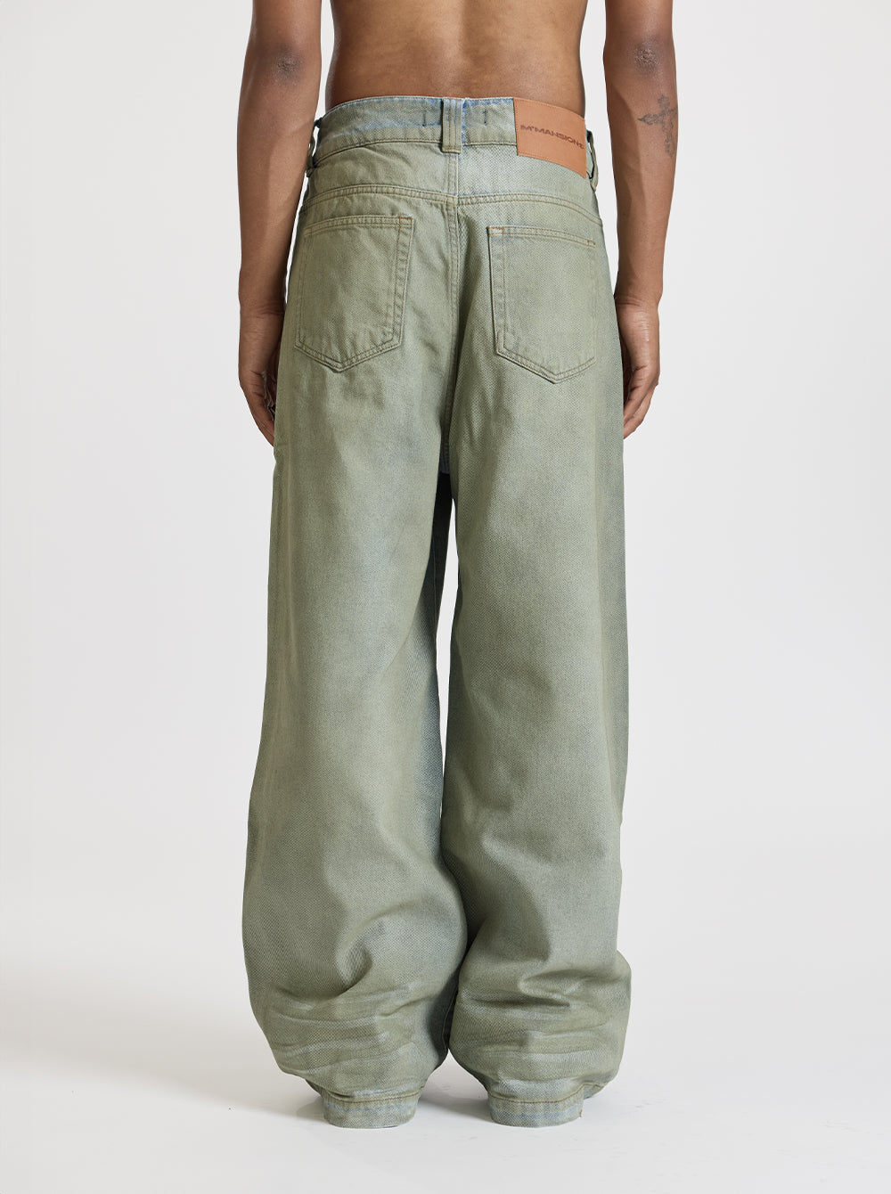 SILHOUETTE DENIM - USED GREEN