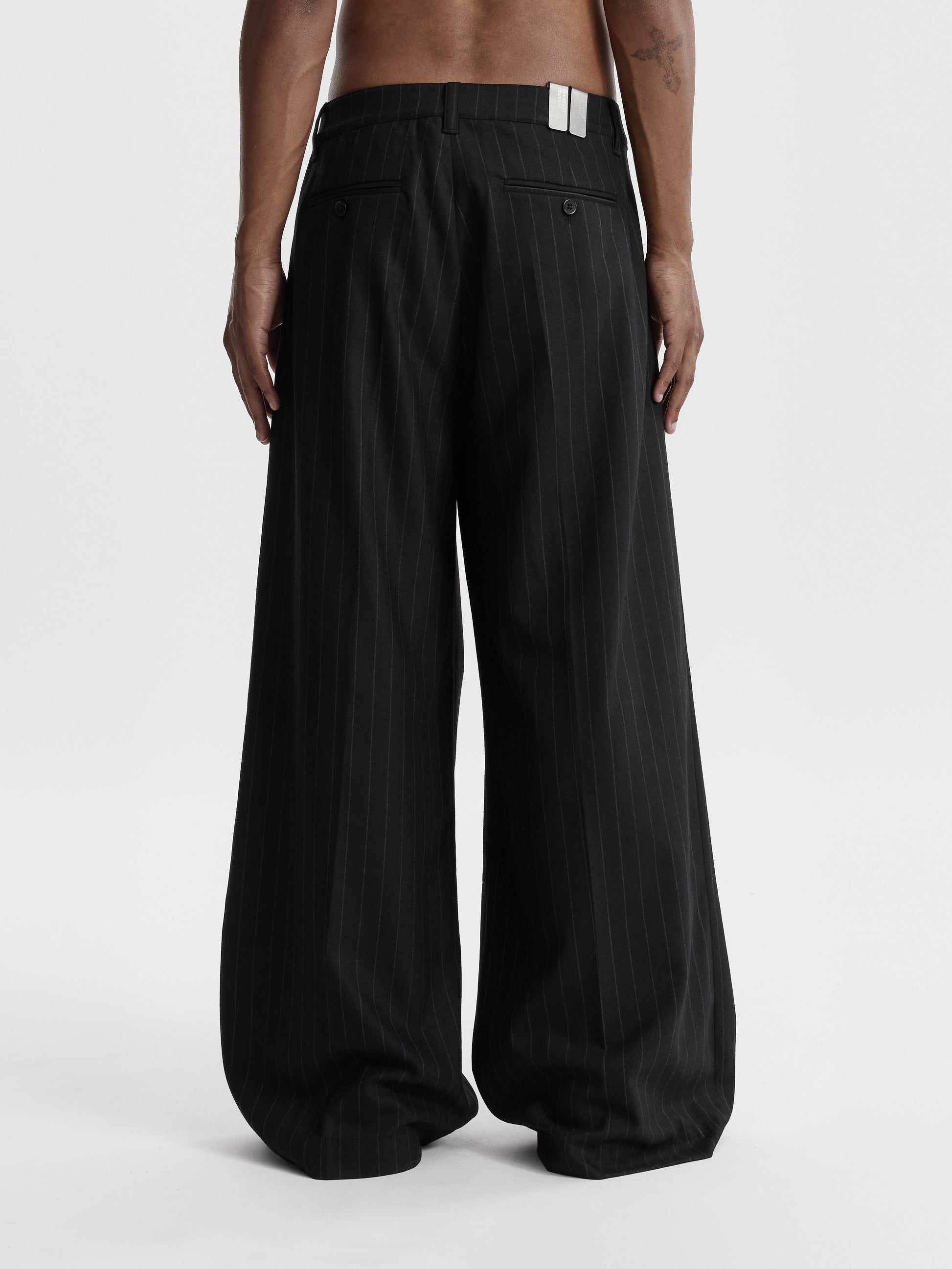 OFFICE TROUSERS - PINSTRIPE - Moonlight Mansion