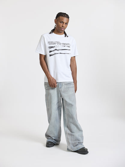 RIFLE T-SHIRT - WHITE