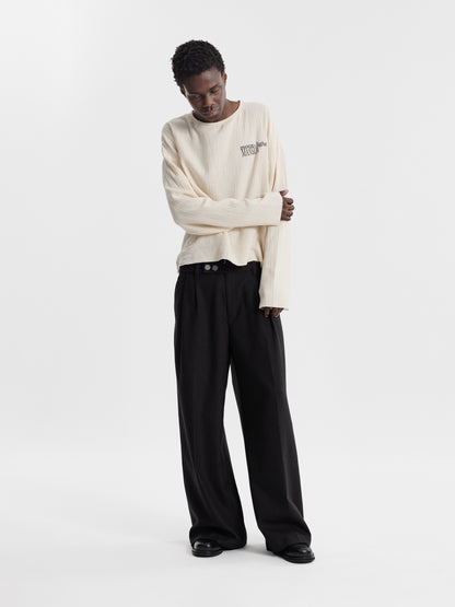 MUSLIN LONGSLEEVE - BONE