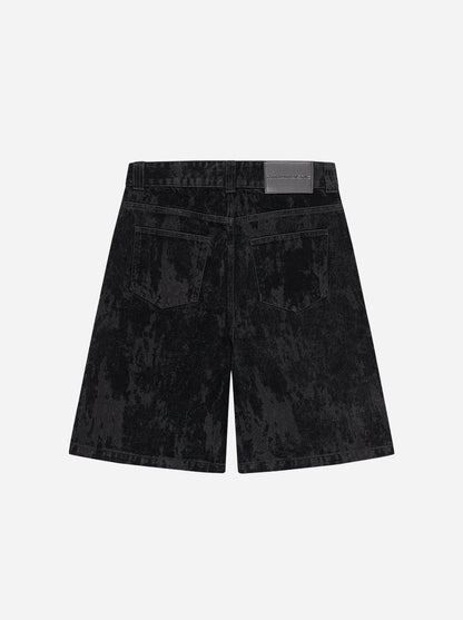 SILHOUETTE JORTS - VELOUR