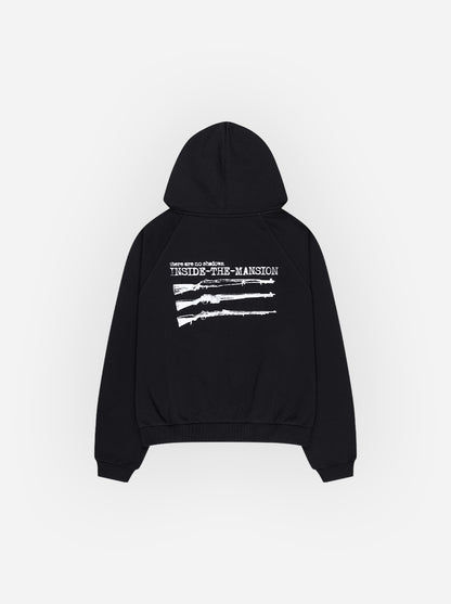 NIHILIST HOODIE - BLACK