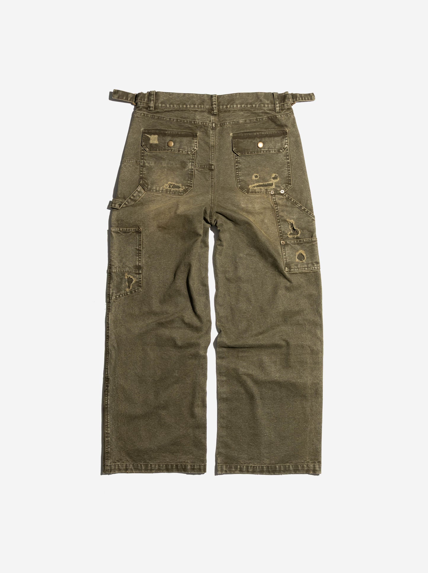 CARPENTER PANTS - OLIVE