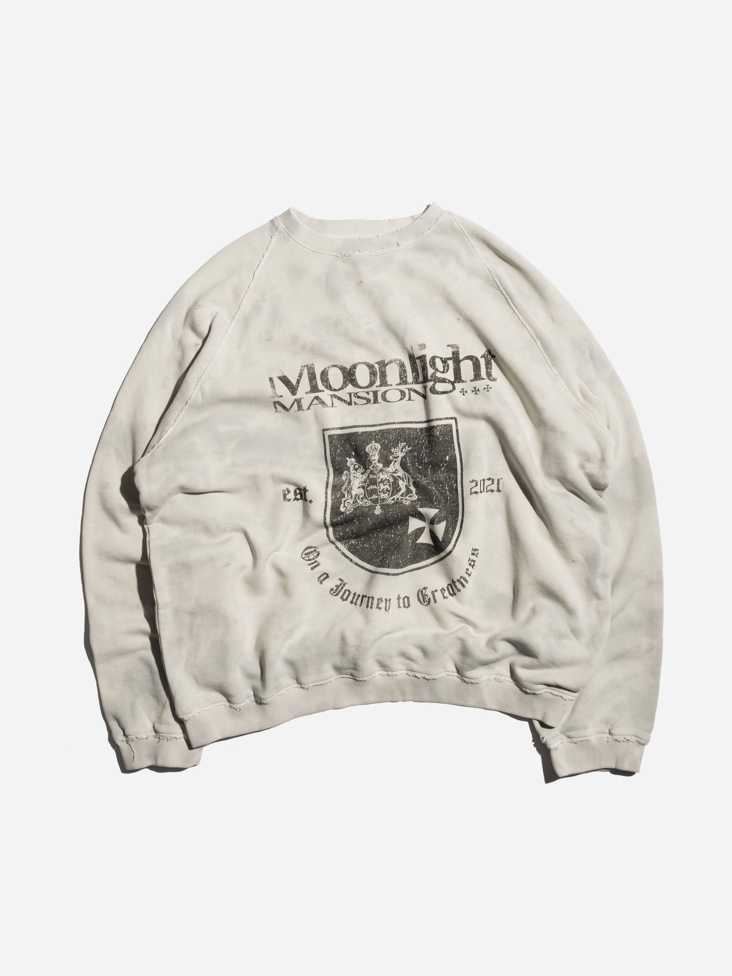 CREST CREWNECK - BEIGE