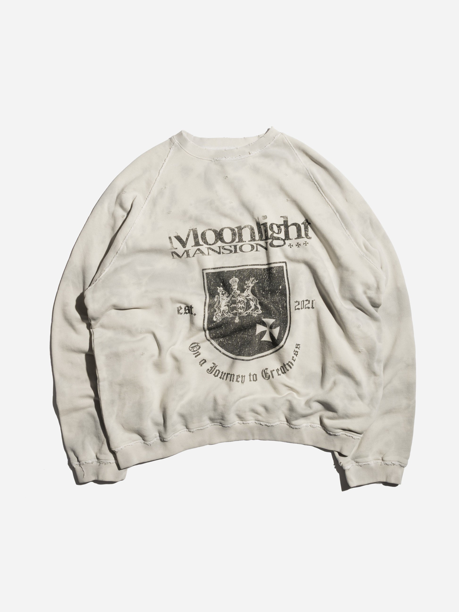 CREST CREWNECK - BEIGE