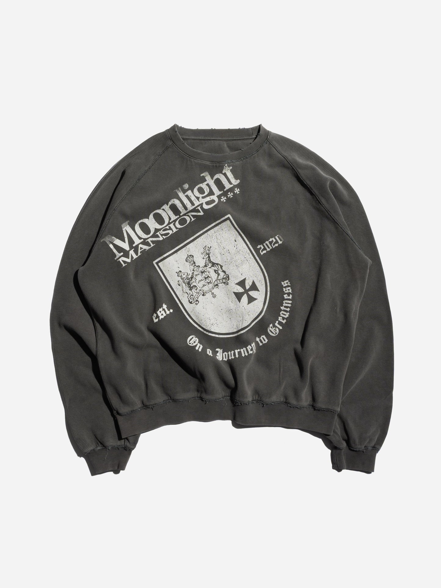 CREST CREWNECK - DARK GREY