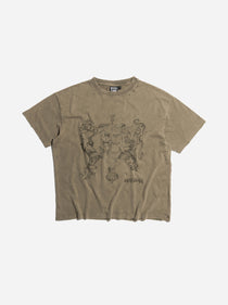 COAT OF ARMS T-SHIRT - BROWN