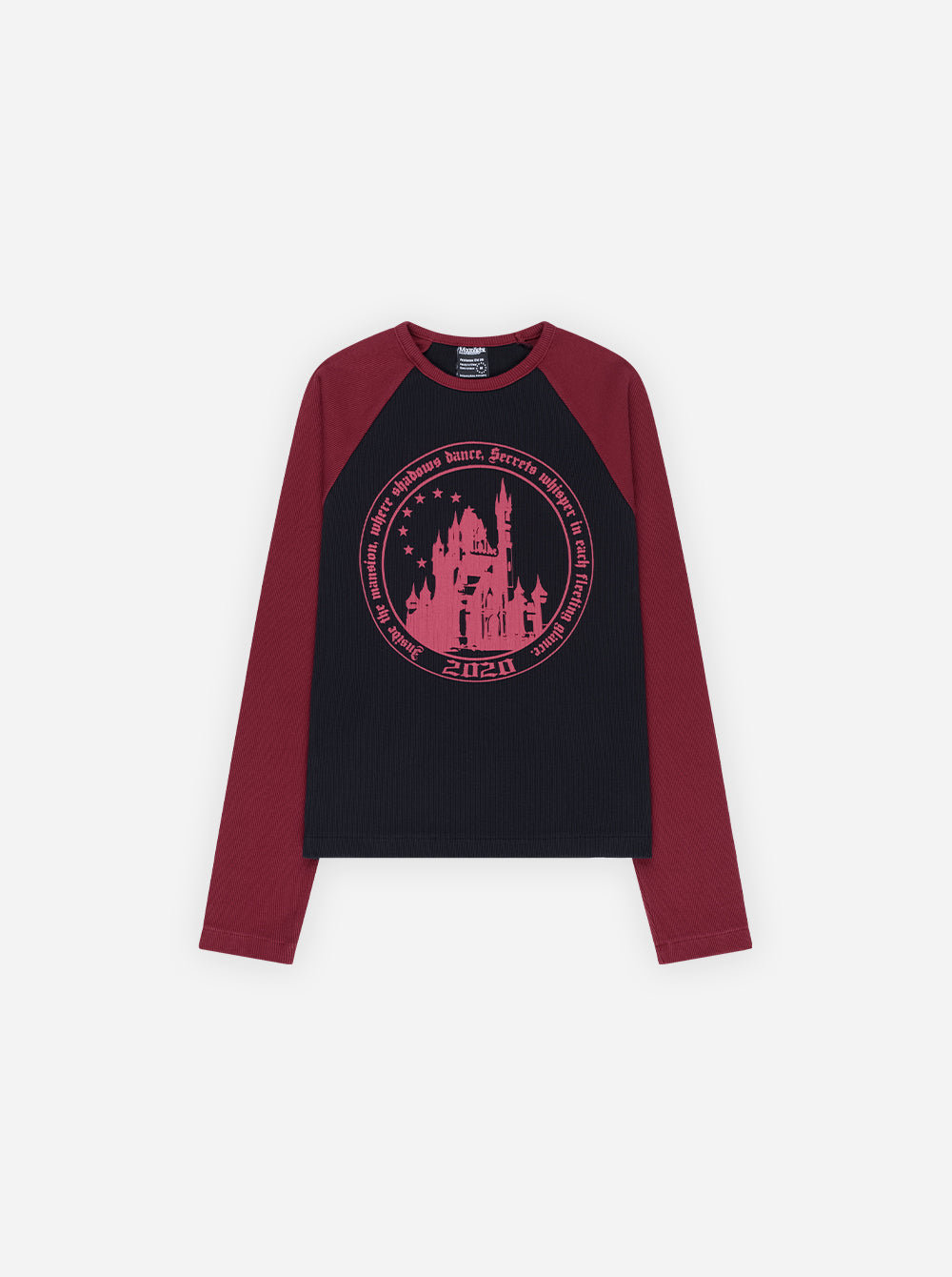 CASTLE LONGSLEEVE - BLACK / RED