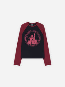 CASTLE LONGSLEEVE - BLACK / RED