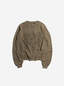 COAT OF ARMS SWEATER - BROWN