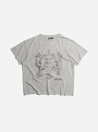 COAT OF ARMS T-SHIRT - GREY