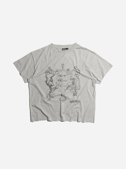 COAT OF ARMS T-SHIRT - GREY