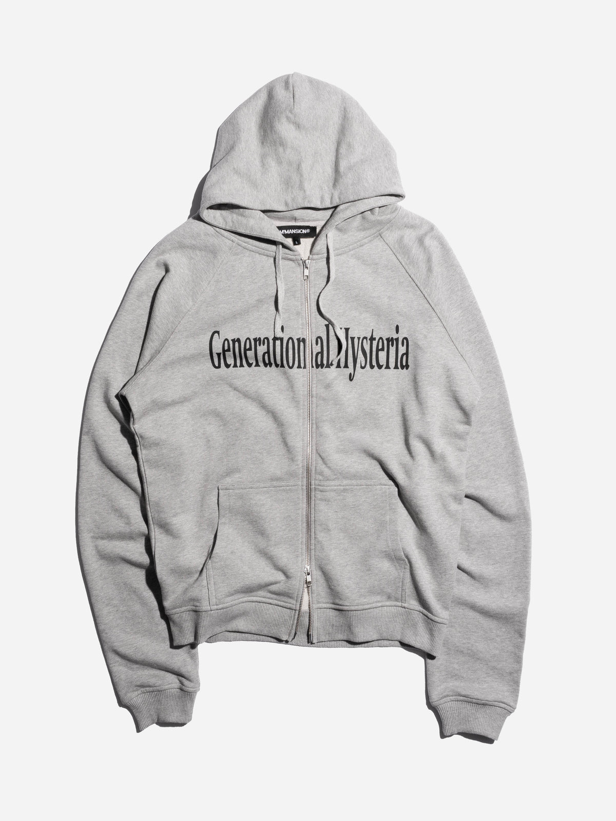 GENERATIONAL HYSTERIA ZIP-UP - MELANGE GREY