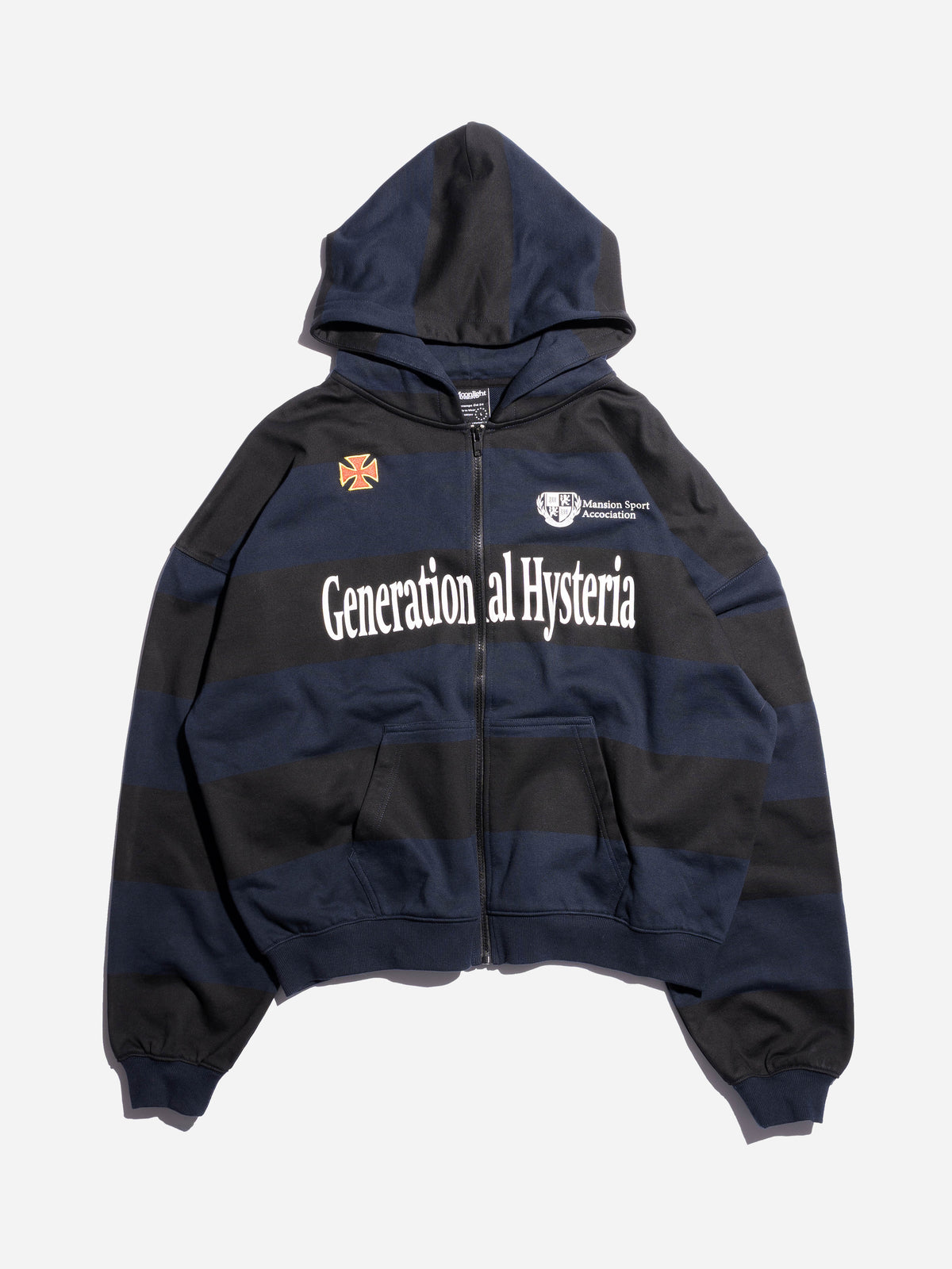 GENERATIONAL HYSTERIA ZIP-UP - STRIPED
