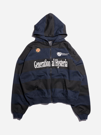 GENERATIONAL HYSTERIA ZIP-UP - STRIPED
