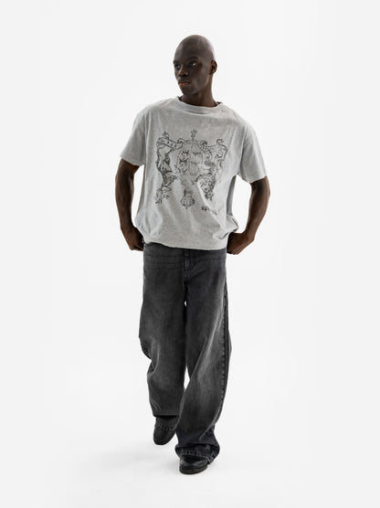 COAT OF ARMS T-SHIRT - GREY