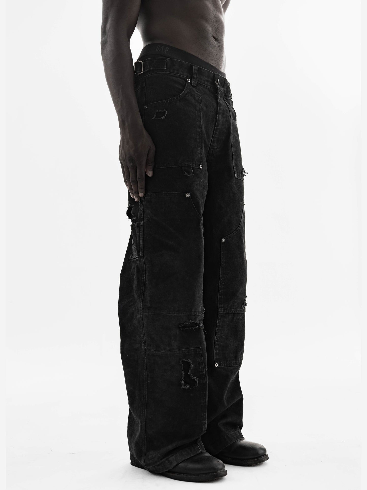 CARPENTER PANTS - BLACK