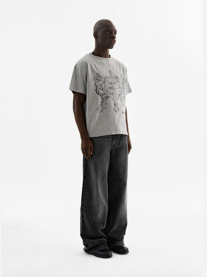 COAT OF ARMS T-SHIRT - GREY