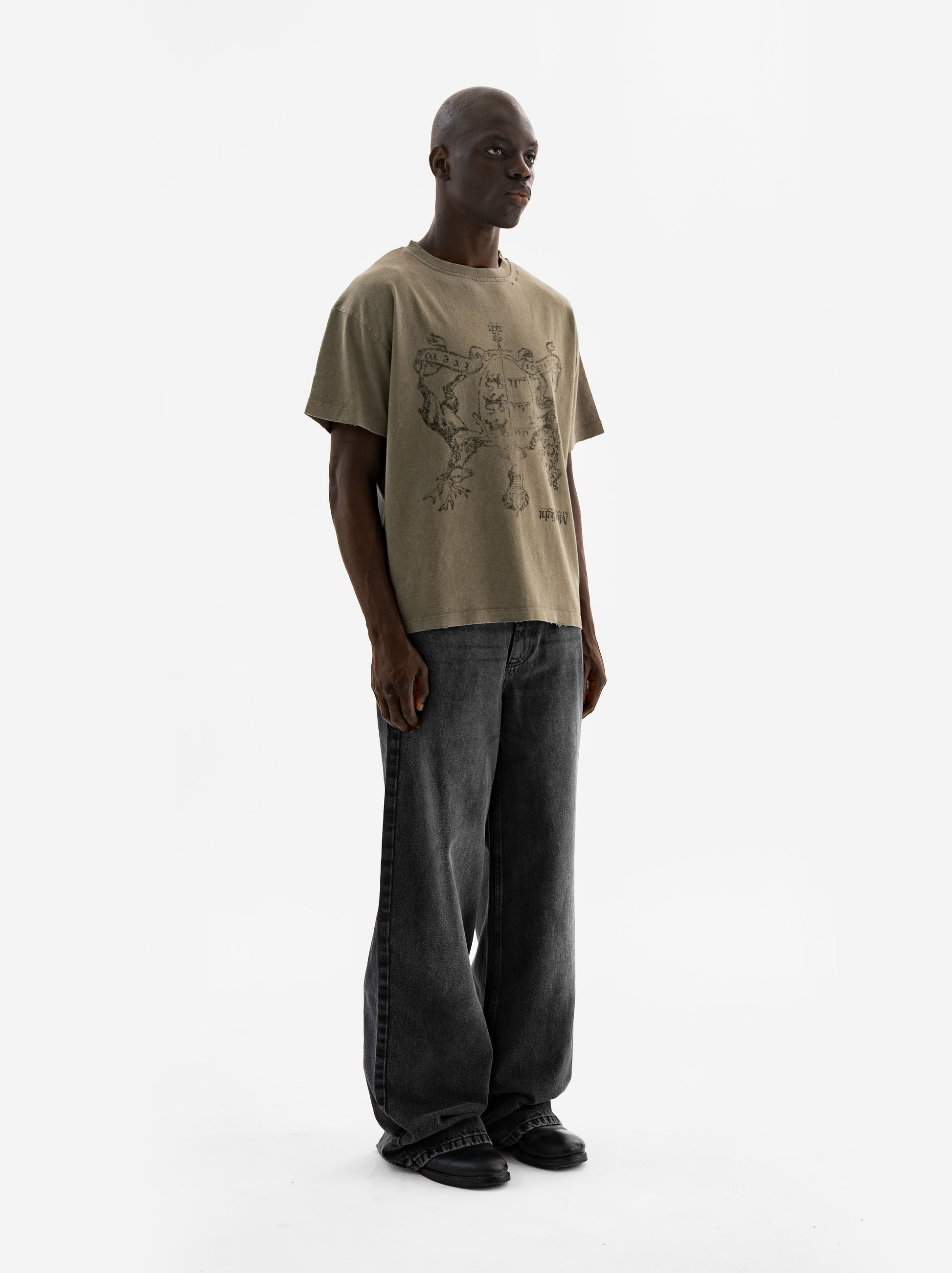 COAT OF ARMS T-SHIRT - BROWN