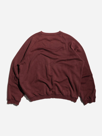 UNIVERSITY CREWNECK - BORDEAUX
