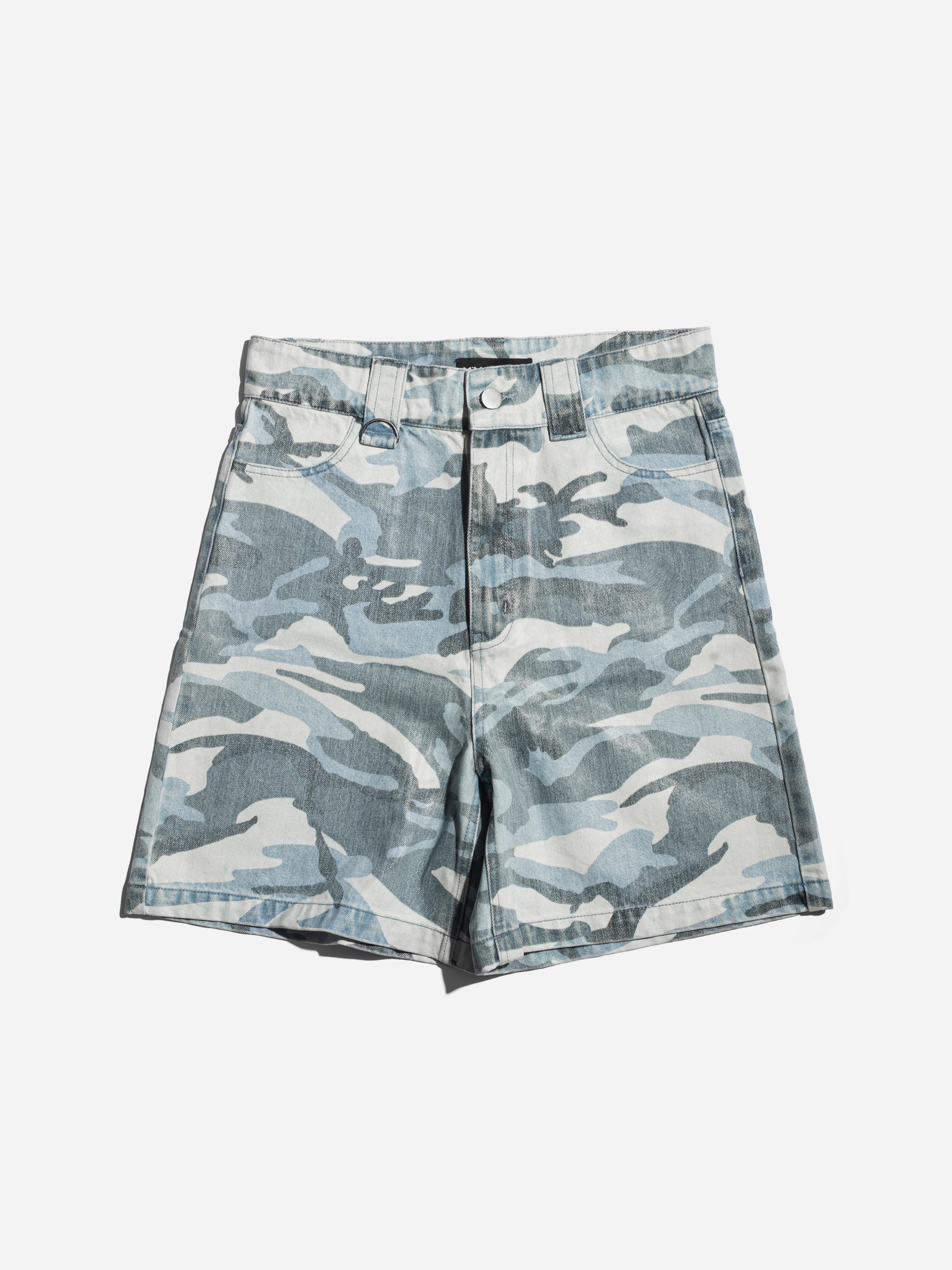 WAXED JORTS - SNOW CAMO