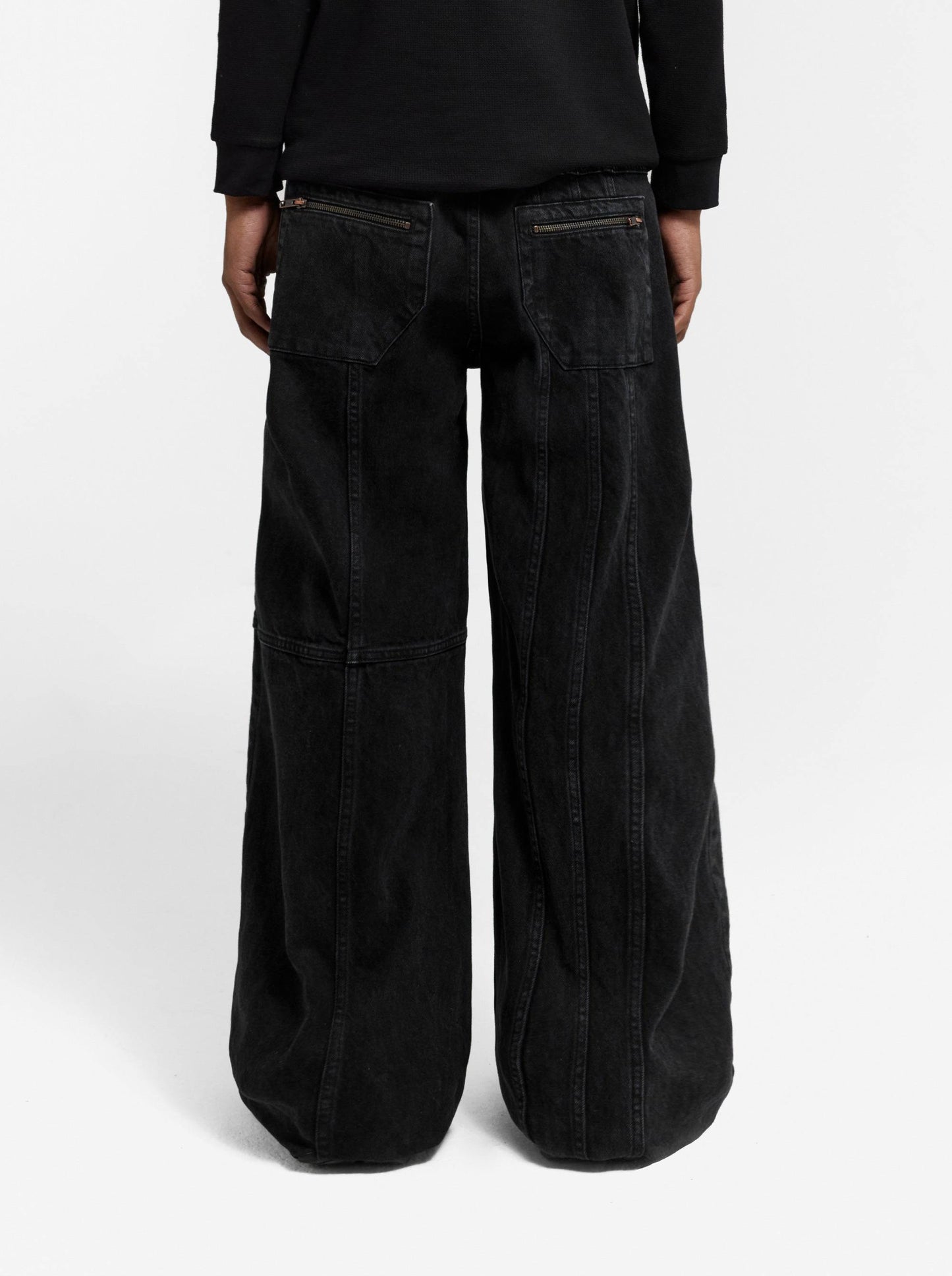 CONSTRUCTION DENIM BLACK - Moonlight Mansion