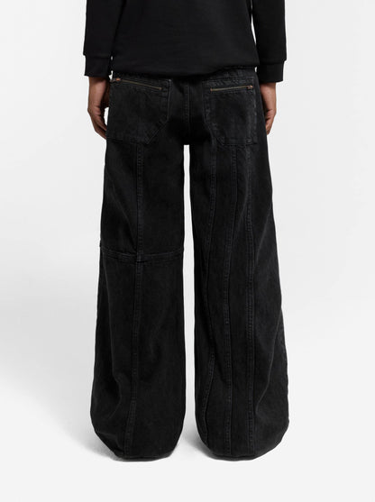 CONSTRUCTION DENIM BLACK - Moonlight Mansion