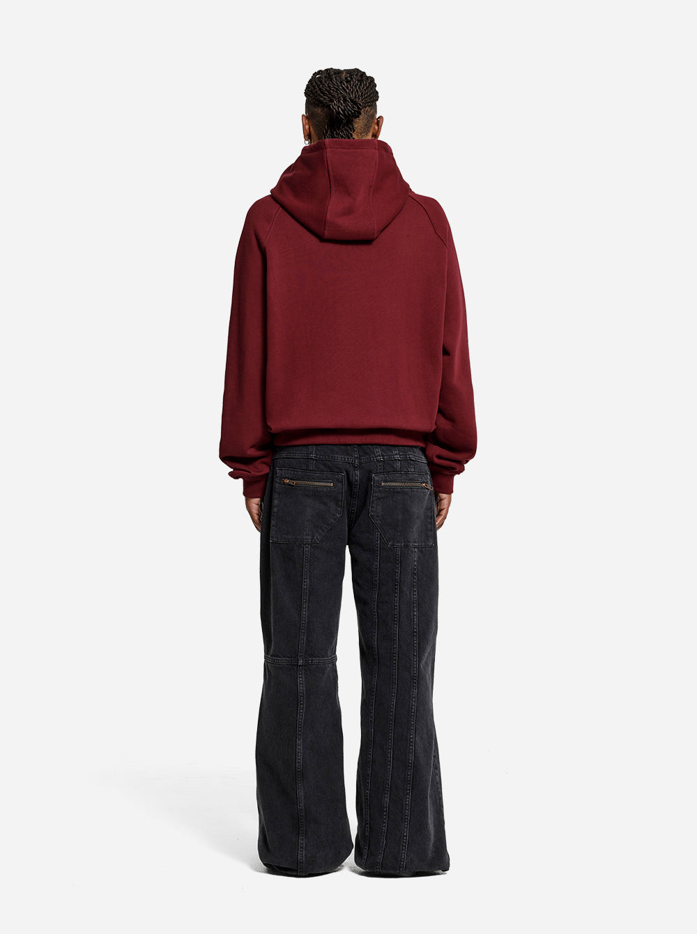 *ARCHIVES HOODIE - Bordeaux Red