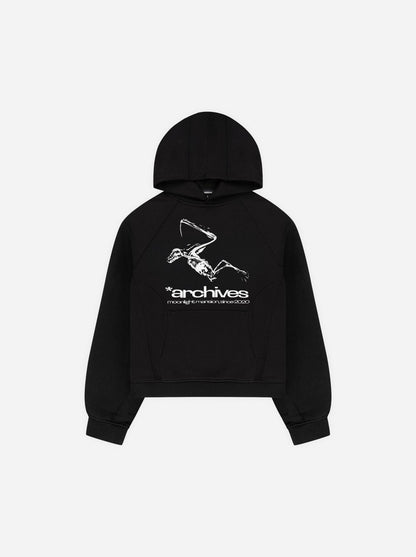 *ARCHIVES HOODIE - Black - Moonlight Mansion