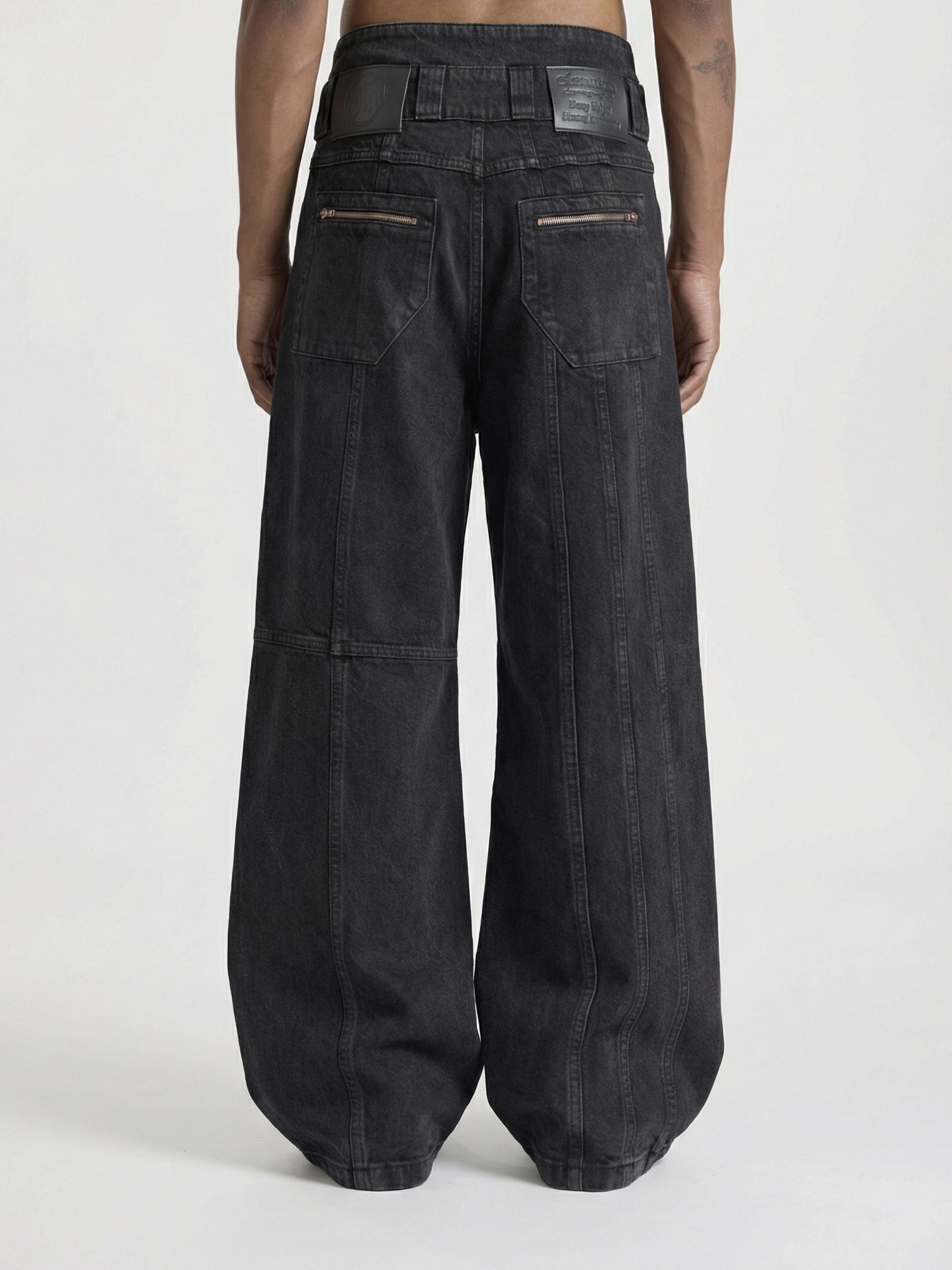 CONSTRUCTION DENIM - BLACK | Moonlight Mansion