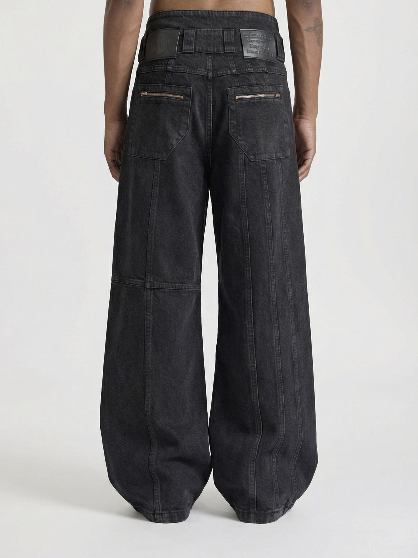 CONSTRUCTION DENIM - BLACK - Moonlight Mansion