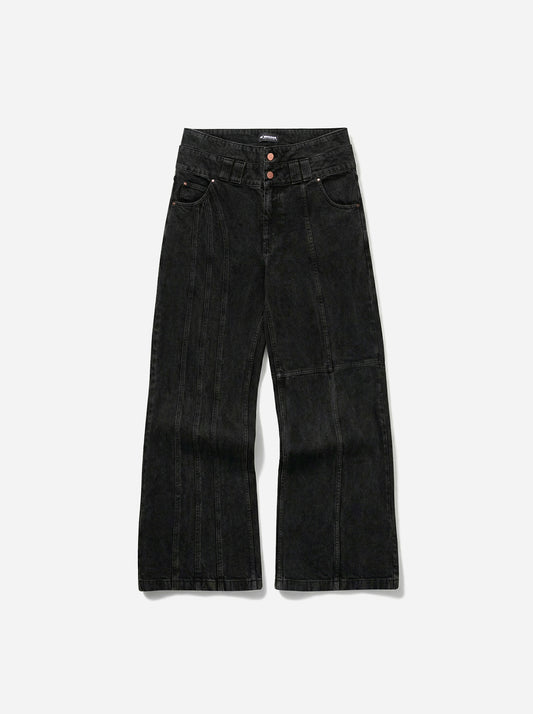 CONSTRUCTION DENIM - BLACK - Moonlight Mansion