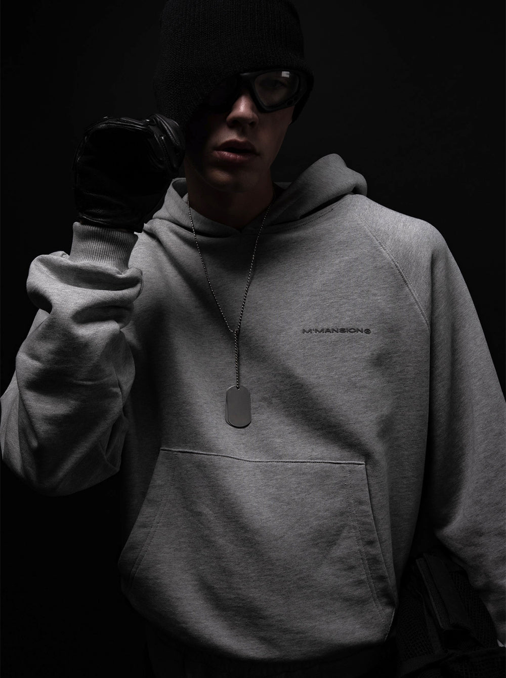 ESSENTIALS HOODIE - MELANGE GREY