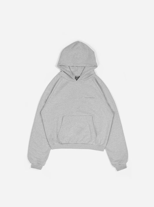 ESSENTIALS HOODIE - MELANGE GREY