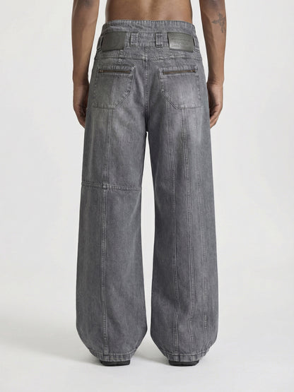 CONSTRUCTION DENIM - GREY - Moonlight Mansion