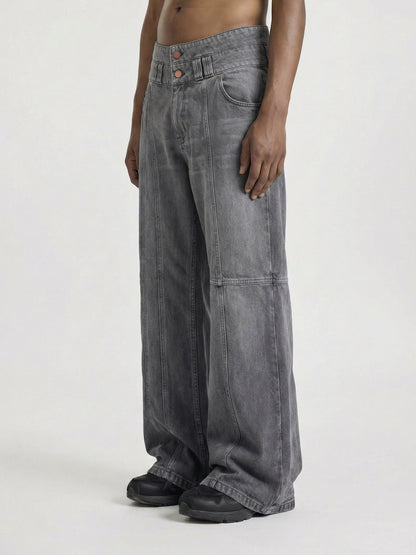 CONSTRUCTION DENIM - GREY - Moonlight Mansion