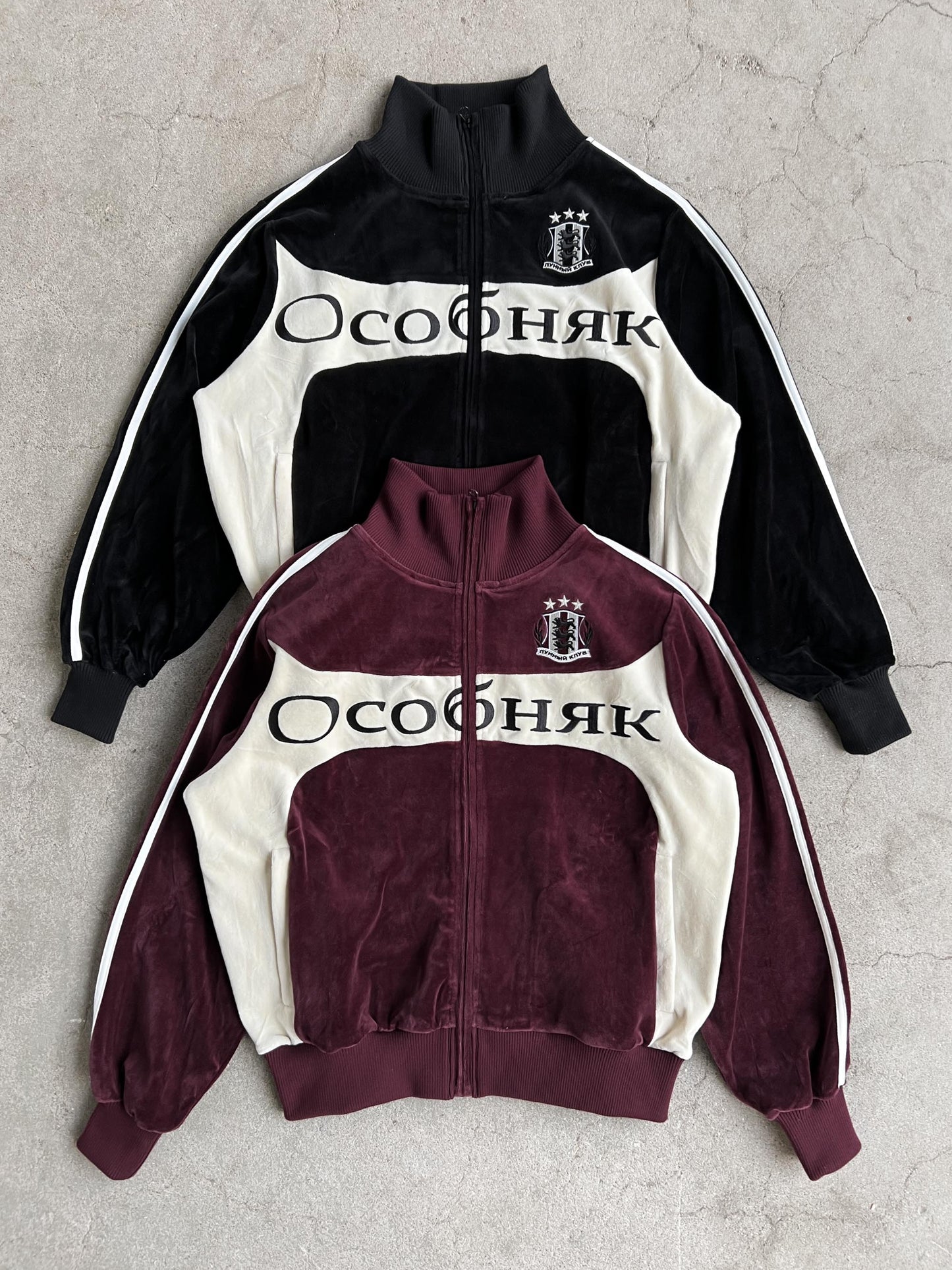 OCOBHRK VELVET JACKET - BORDEAUX - Moonlight Mansion