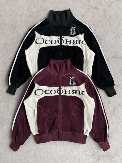 OCOBHRK VELVET JACKET - BORDEAUX - Moonlight Mansion