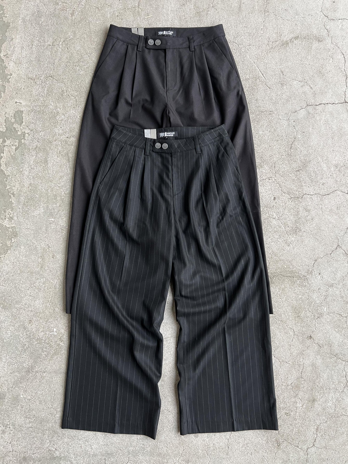 OFFICE TROUSERS - PINSTRIPE - Moonlight Mansion