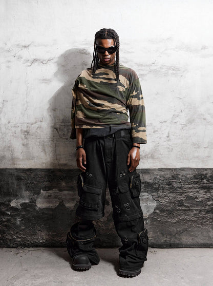 KARGO PANTS - BLACK
