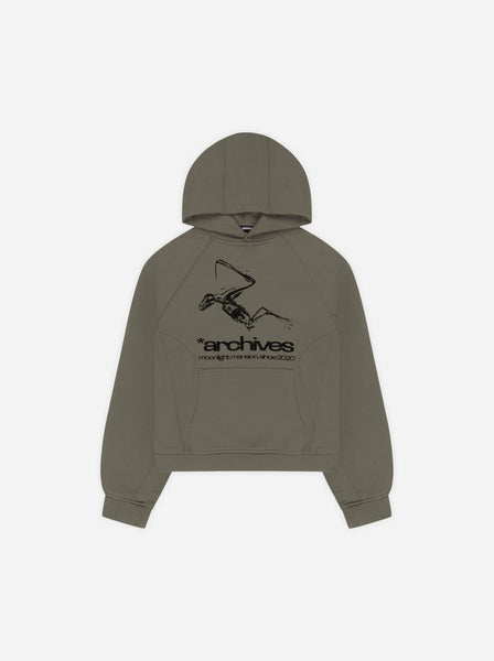 ARCHIVES HOODIE - LIGHT KHAKI | Moonlight Mansion