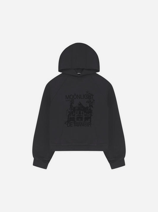 MANOIR HOODIE - DARK GREY - Moonlight Mansion